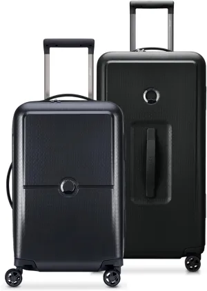 DELSEY PARIS Turenne Hardside Luggage with Spinner Wheels, Black, 2-Piece Trunk Set (19/27)