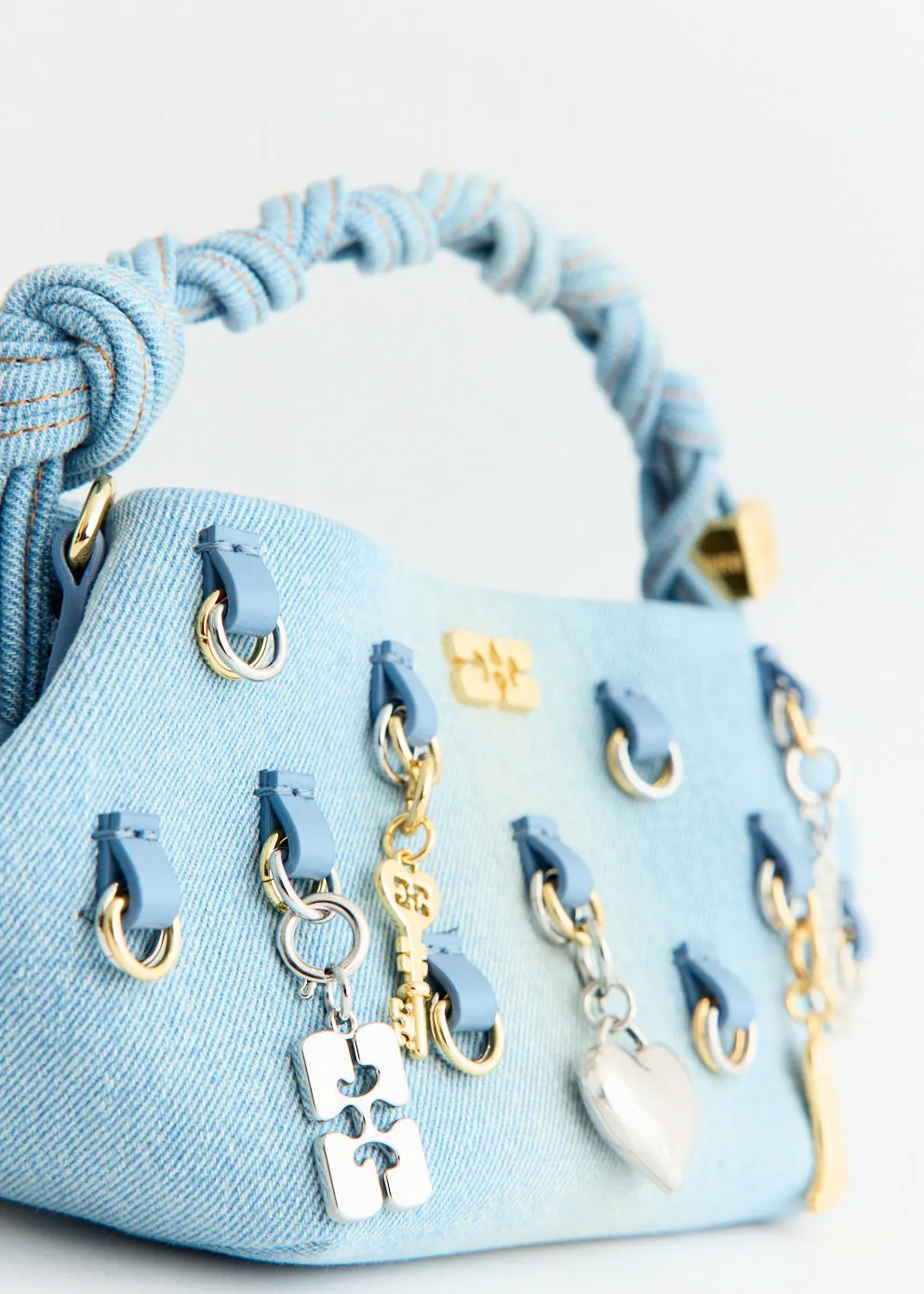Denim Charms Bou Bag Mini