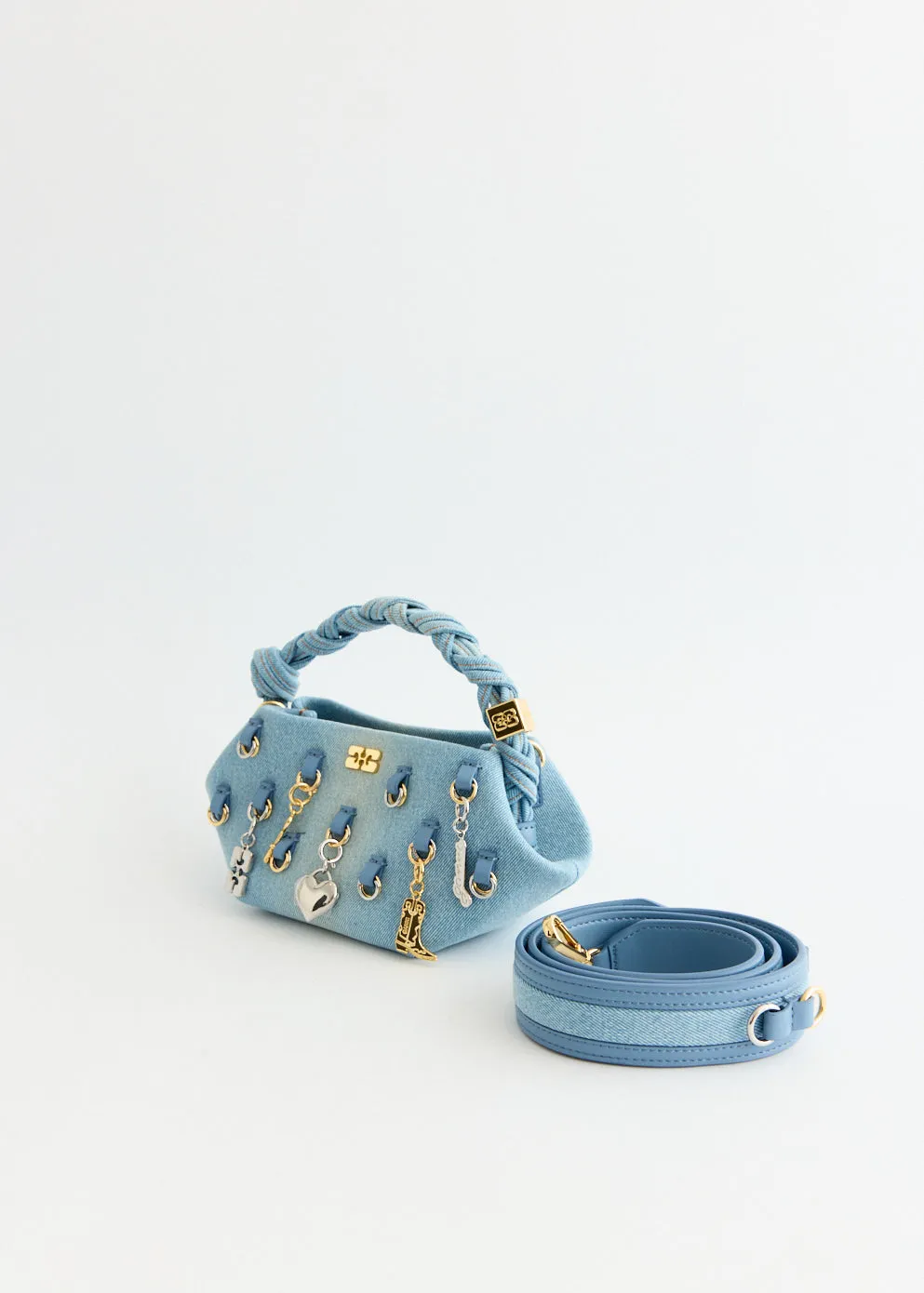 Denim Charms Bou Bag Mini
