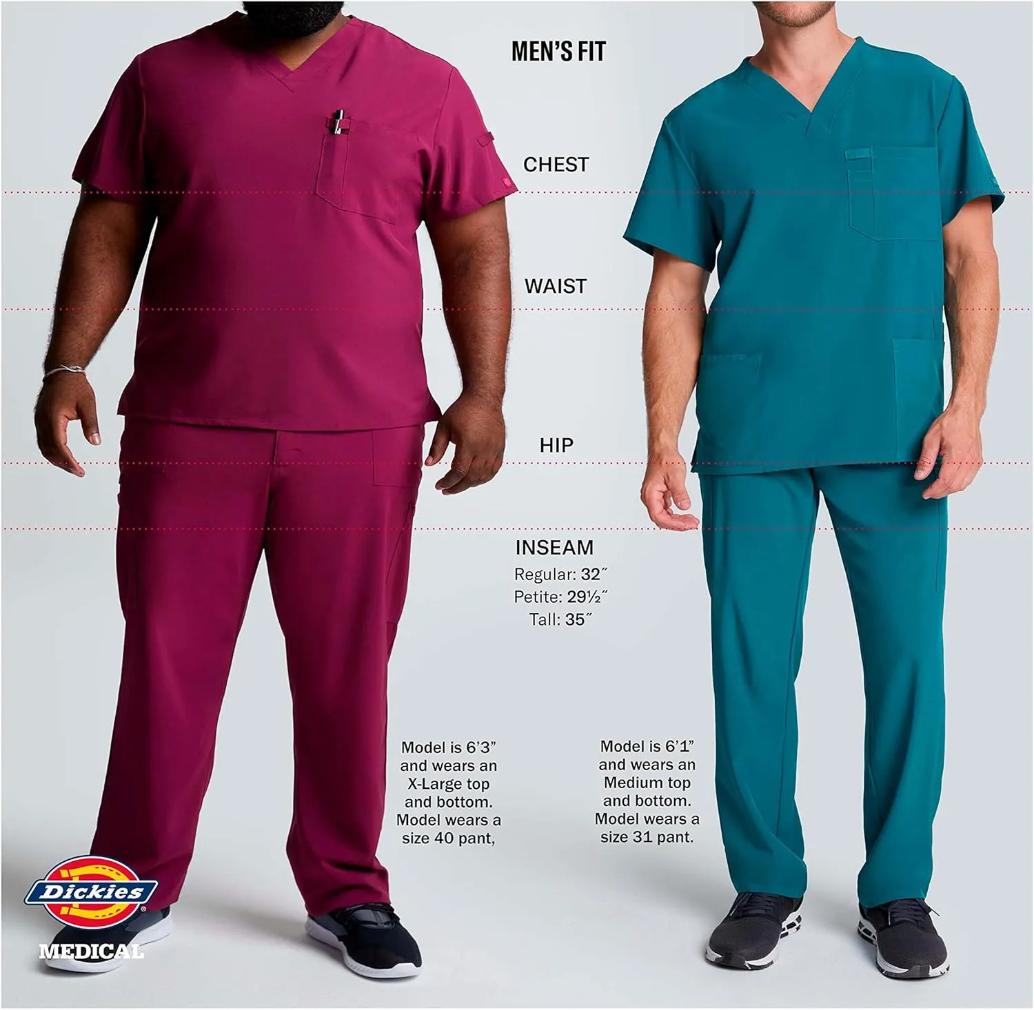 Dickies Men's Pull-On Pant with 7 Pockets Elastic Waistband with Button Closure 81006