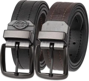 Dickies Men's Two-in-One Reversible Casual Belt
