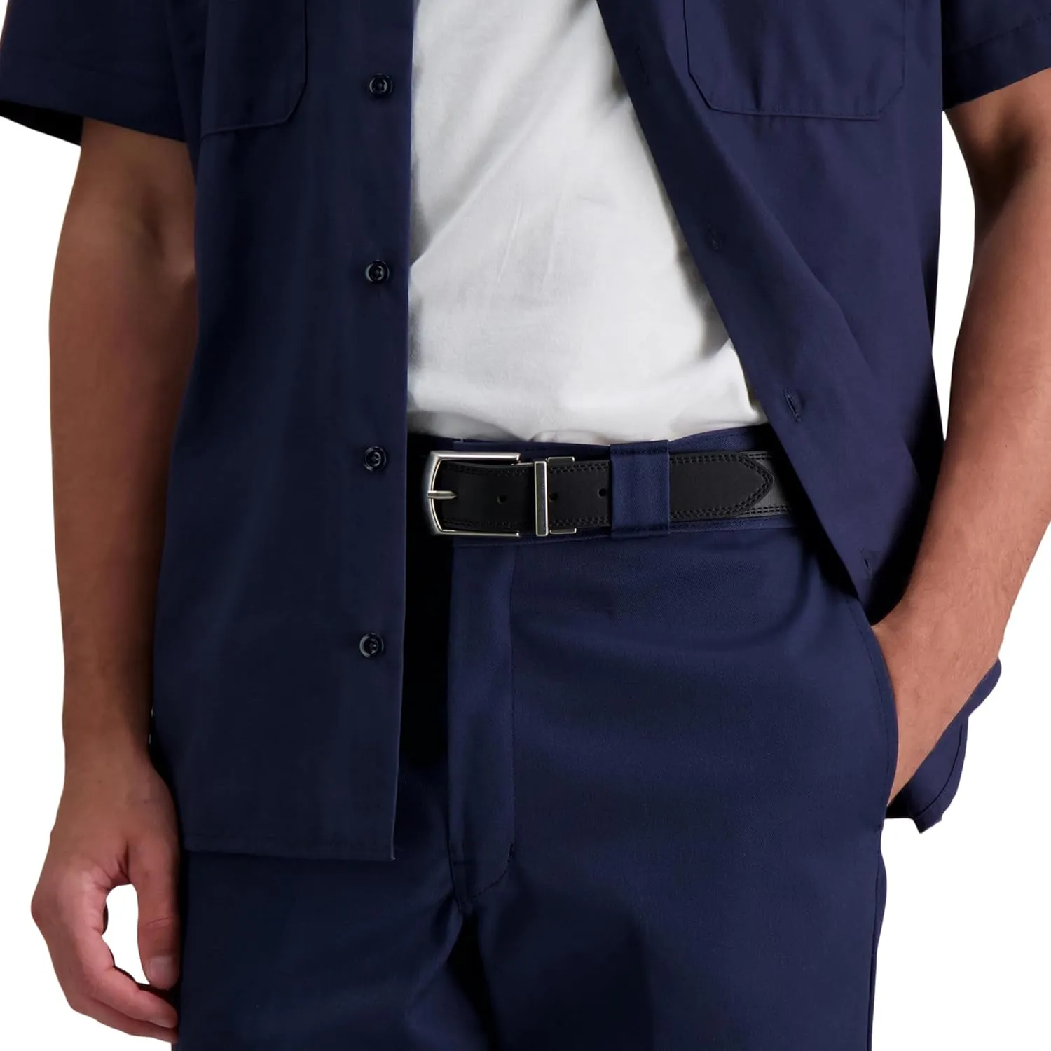 Dickies Men's Two-in-One Reversible Casual Belt