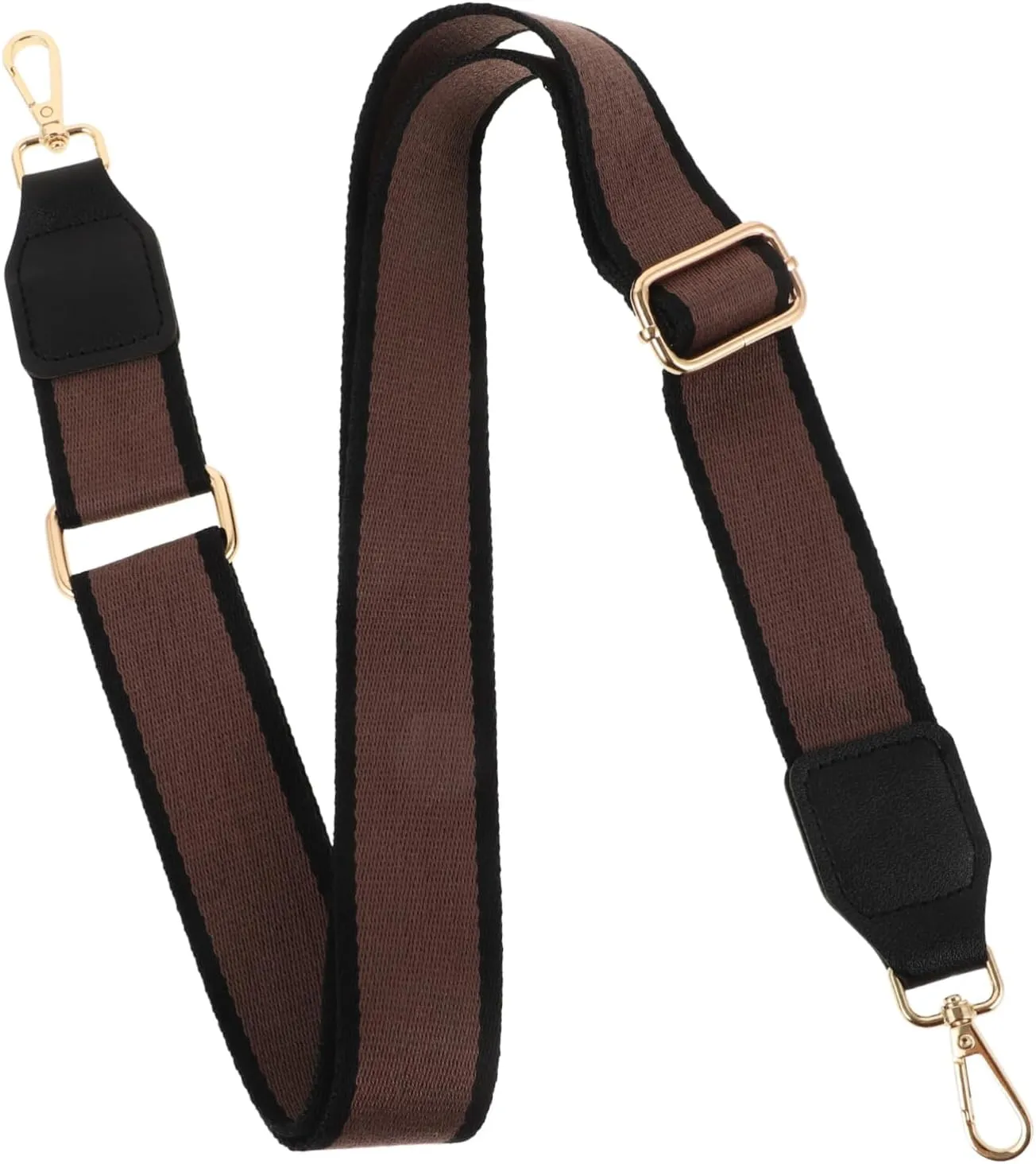 Didiseaon Djustable Bag Wide Strap Wide Shoulder Bag Strap Crossbody Handbag Belt Strong Load-Bearing Easy to Use Two Clasps