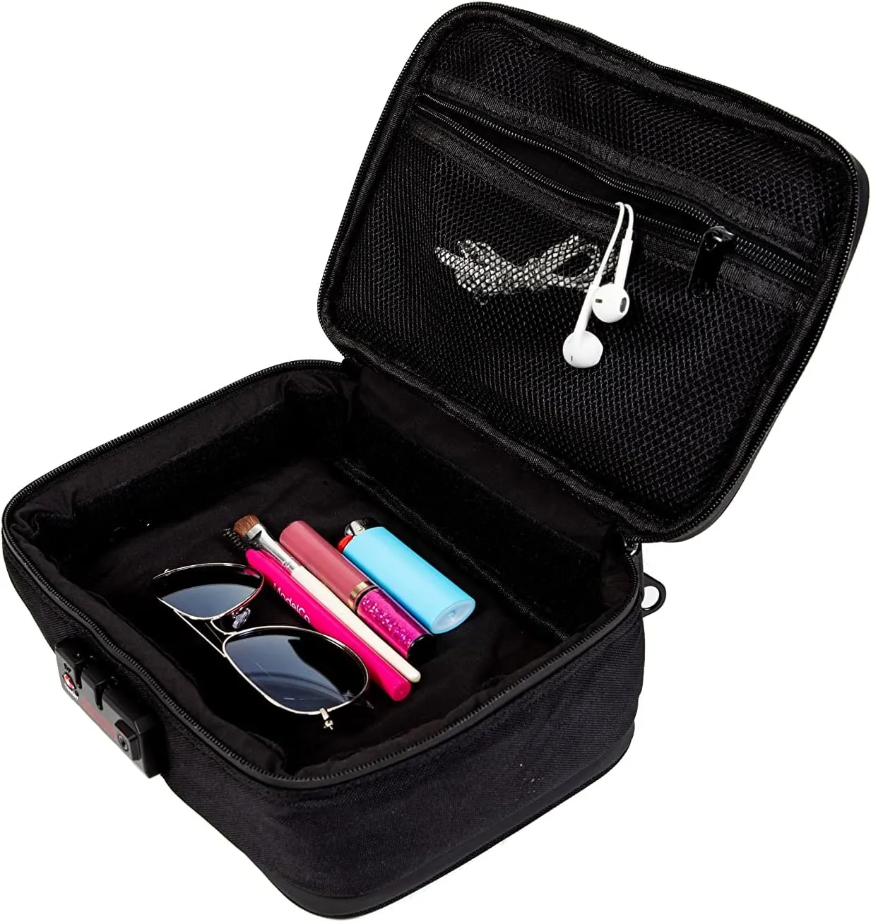 DIME BAGS Goodfella with Lock | Carbon Filter Locking Padded Pod | Activated Carbon Technology and TSA-Approved Combination Lock
