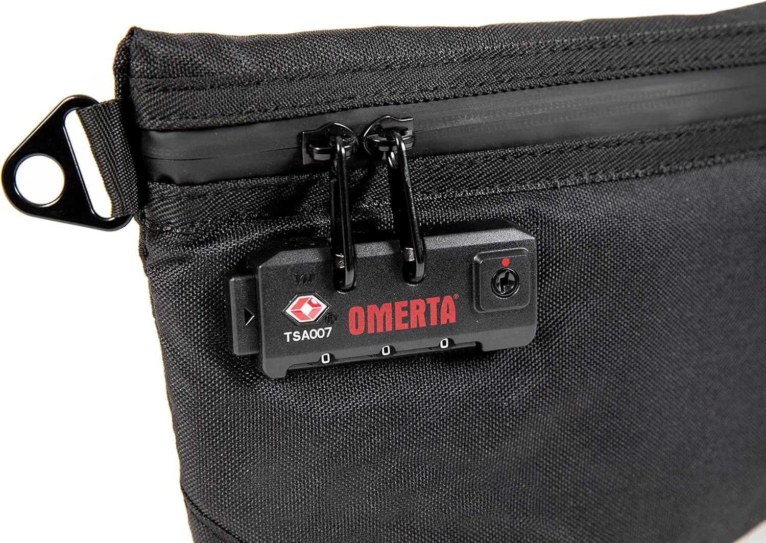 DIME BAGS Omerta Collector with Lock | Carbon Filter Pouch | Internal Organization and TSA-Approved 3-Digit Combination Lock (9 Inch, Black)