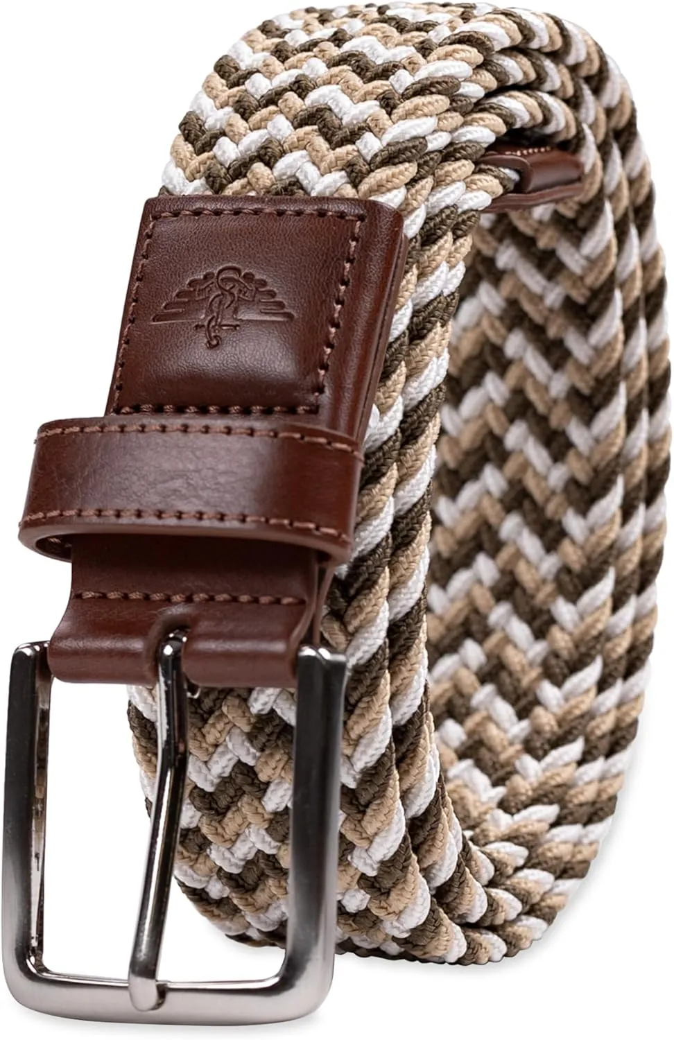 Dockers Men's Casual Everyday Braided Fabric Fully Adjustable Web Belt