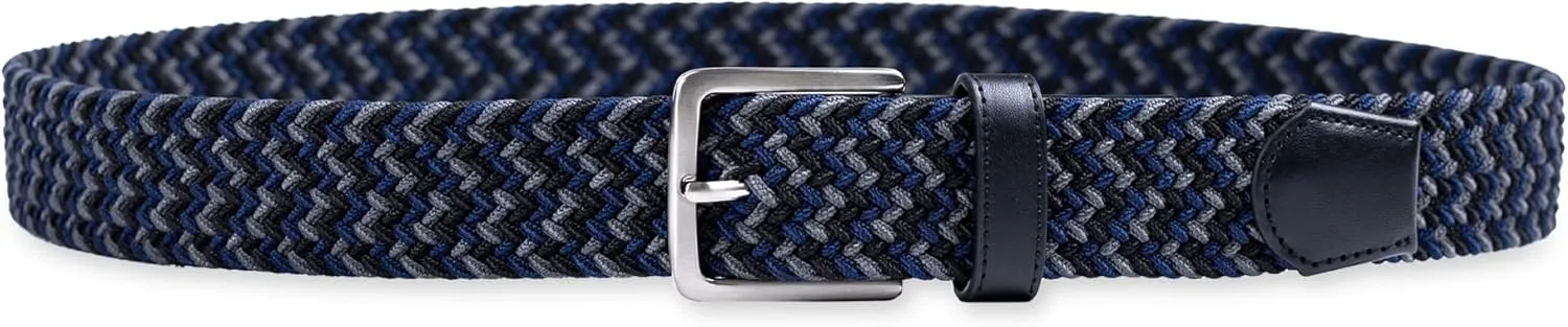 Dockers Men's Casual Everyday Braided Fabric Fully Adjustable Web Belt