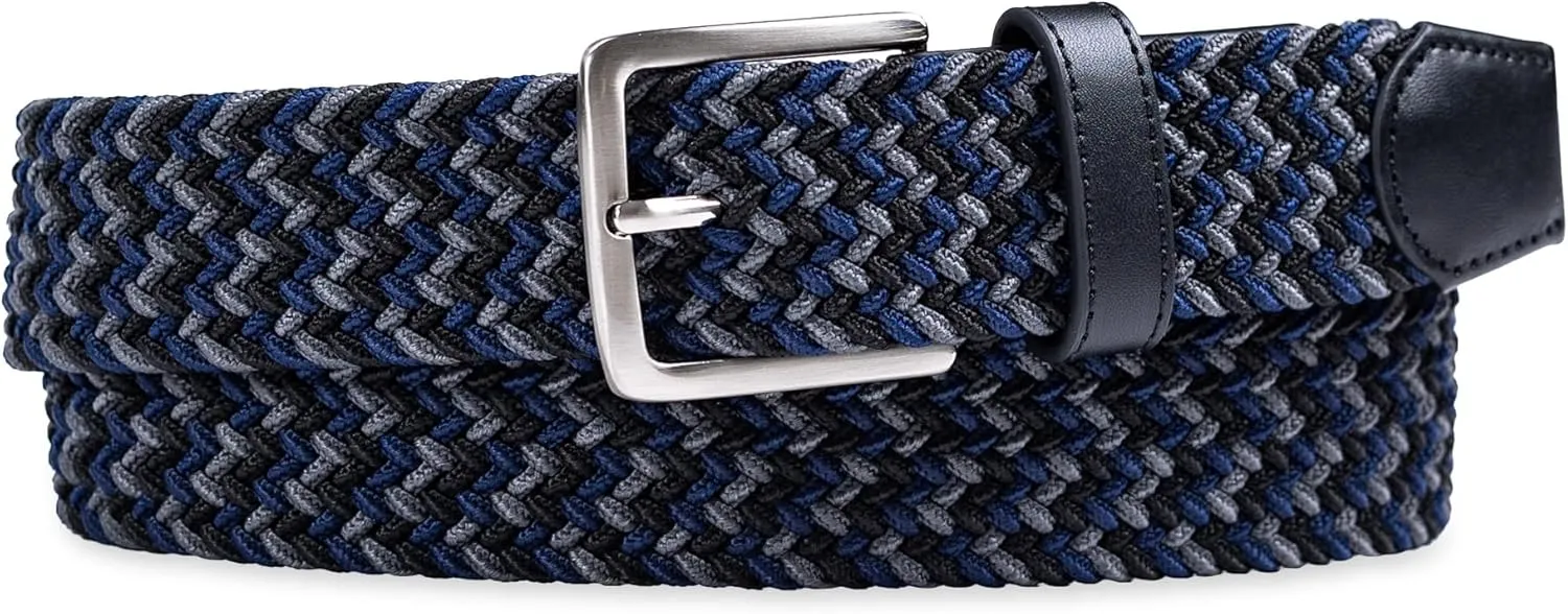 Dockers Men's Casual Everyday Braided Fabric Fully Adjustable Web Belt
