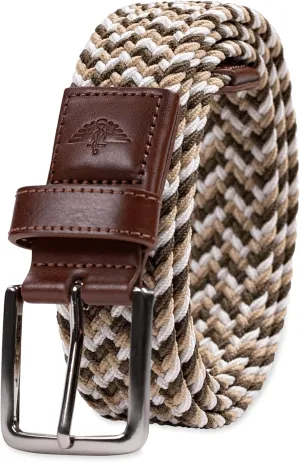 Dockers Men's Casual Everyday Braided Fabric Fully Adjustable Web Belt