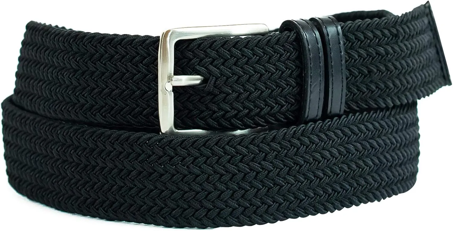 Dockers Men's Casual Everyday Braided Fabric Fully Adjustable Web Belt