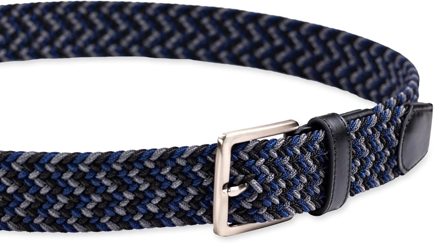 Dockers Men's Casual Everyday Braided Fabric Fully Adjustable Web Belt