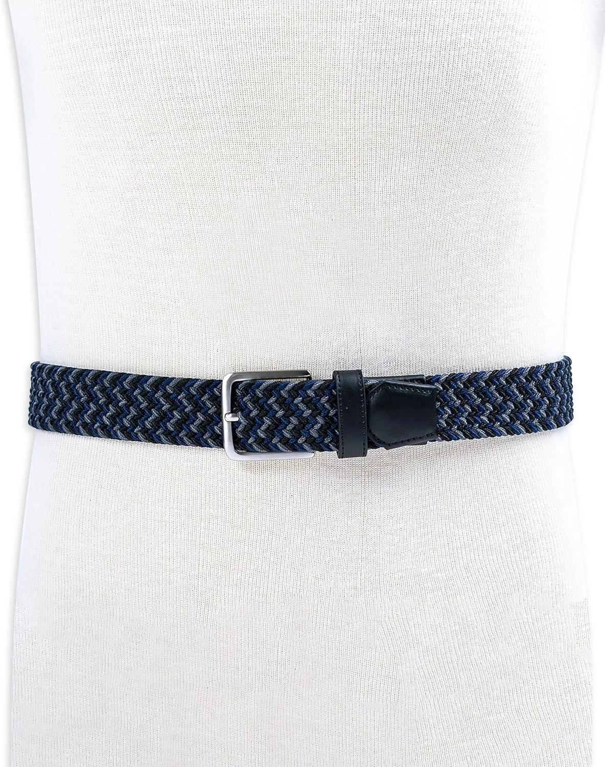 Dockers Men's Casual Everyday Braided Fabric Fully Adjustable Web Belt