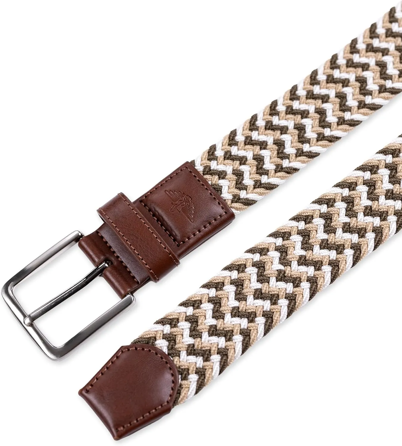 Dockers Men's Casual Everyday Braided Fabric Fully Adjustable Web Belt