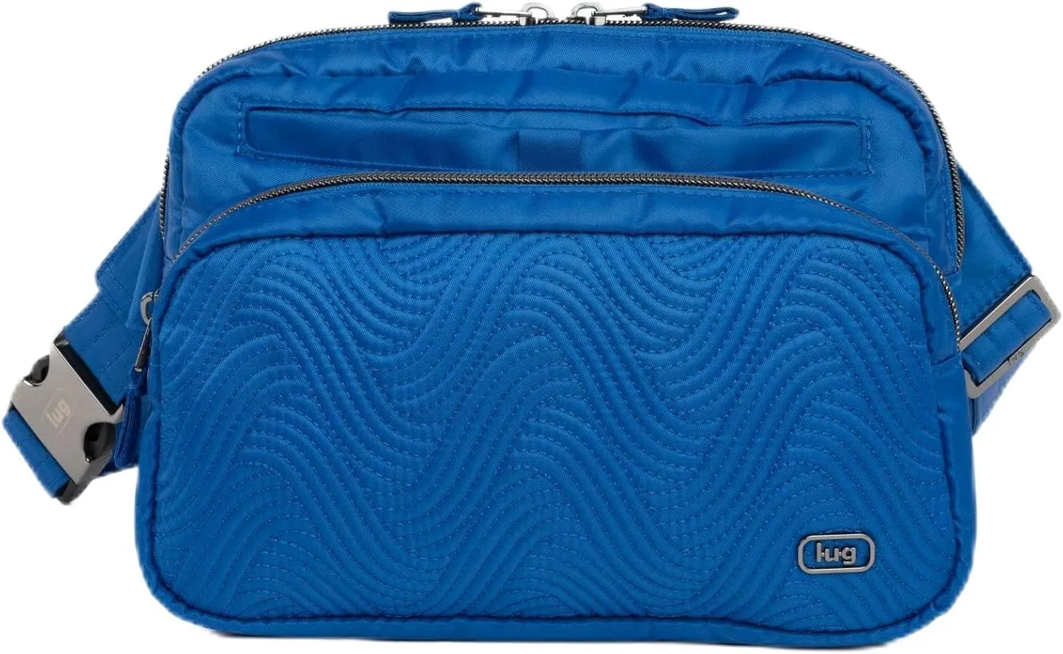 Double Back Belt Bag, AZURE BLUE