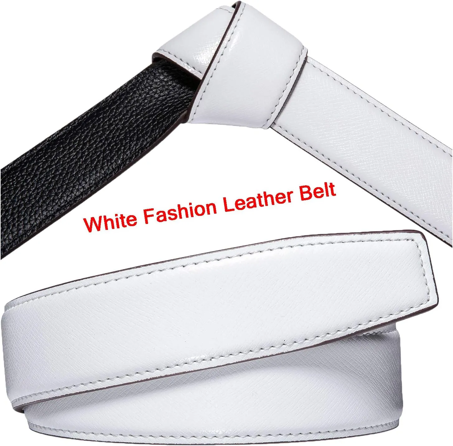 Dubulle Designer Mens Belts, Sliding Automatic Buckle Ratchet Dress Belt TOP Genuine Leather Strap Gifts