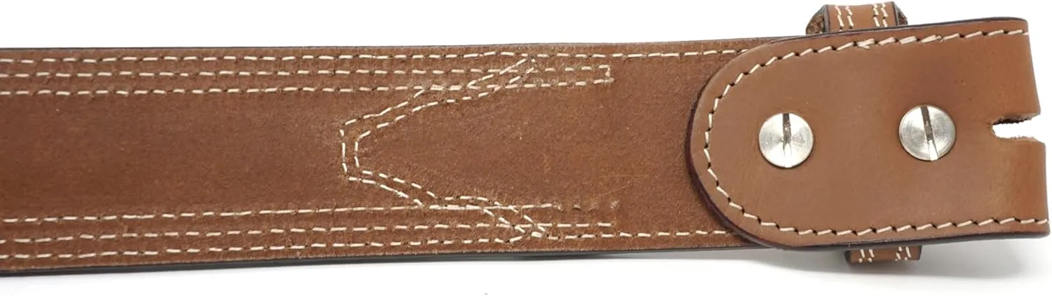 Durango Mens Eastland Figure 8 Stich Leather Belt