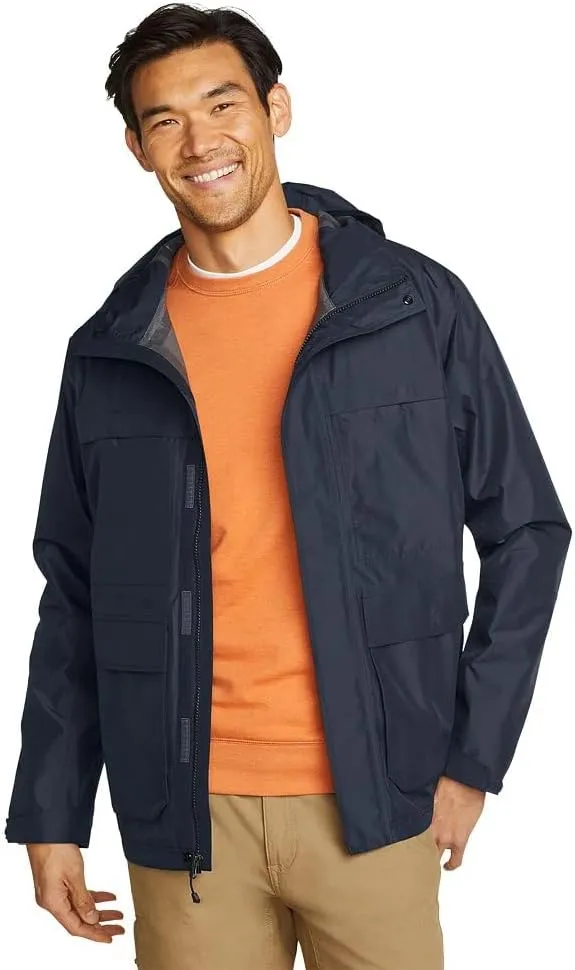 Eddie Bauer Men's RainPac Waterproof Rain Jacket