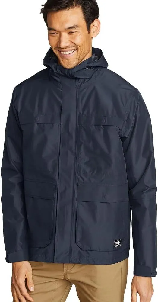 Eddie Bauer Men's RainPac Waterproof Rain Jacket