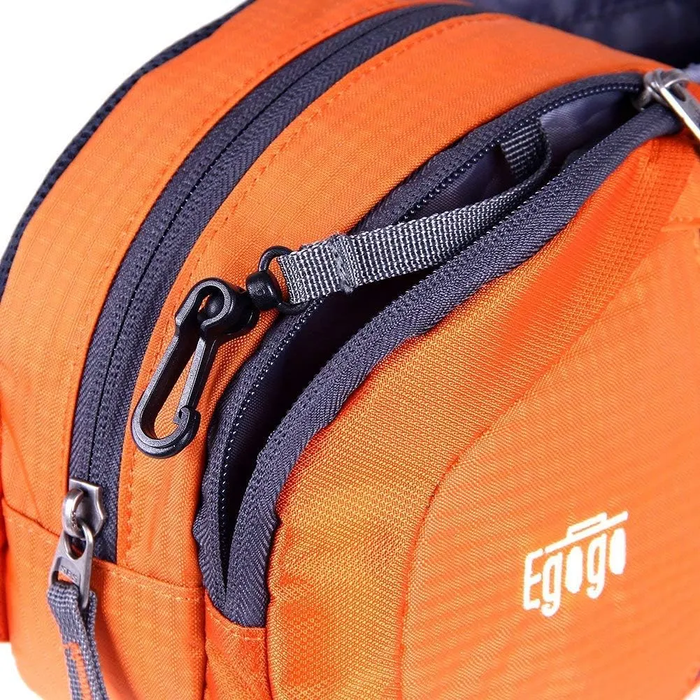 EGOGO Travel Sport Waist Pack Fanny Pack Bum Bag Hiking Bag with Water Bottle Holder S2209