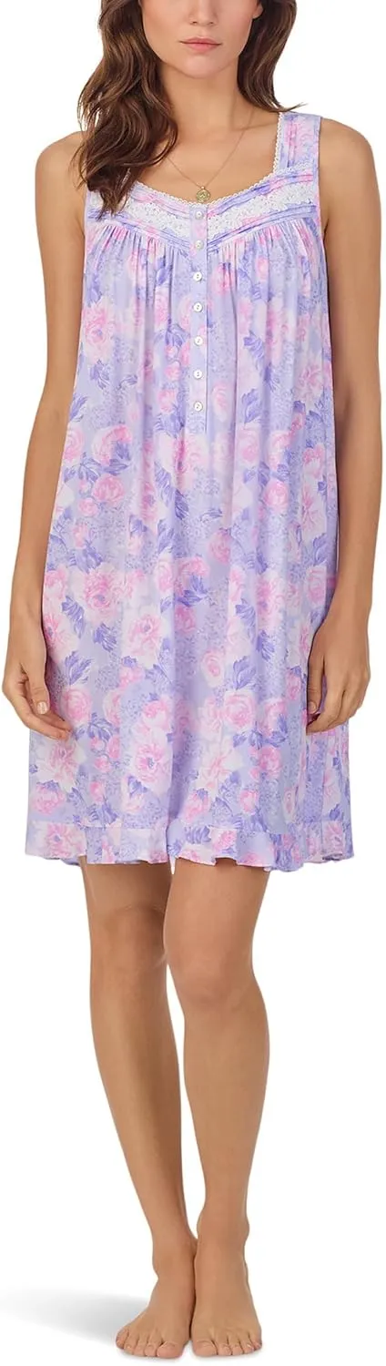 Eileen West Women's Sleeveless Knit Chemise