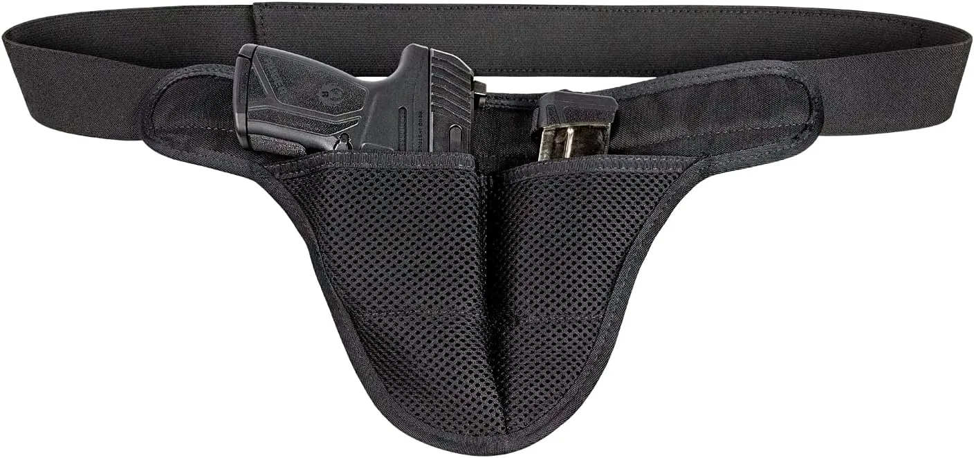Elite Survival Systems 7110-L-RH Elite Crotch Carry Holster, Large Firearms, Right Hand