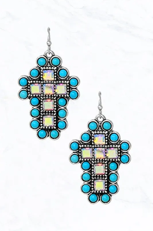 Ella Cross Earrings