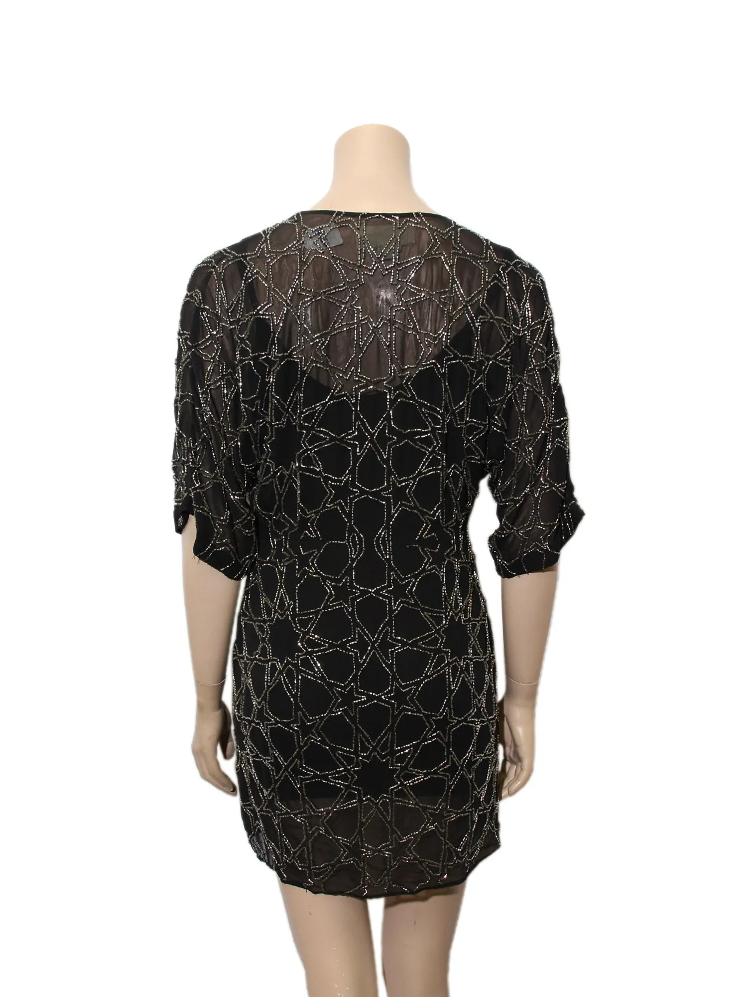 Embellished Mini Dress