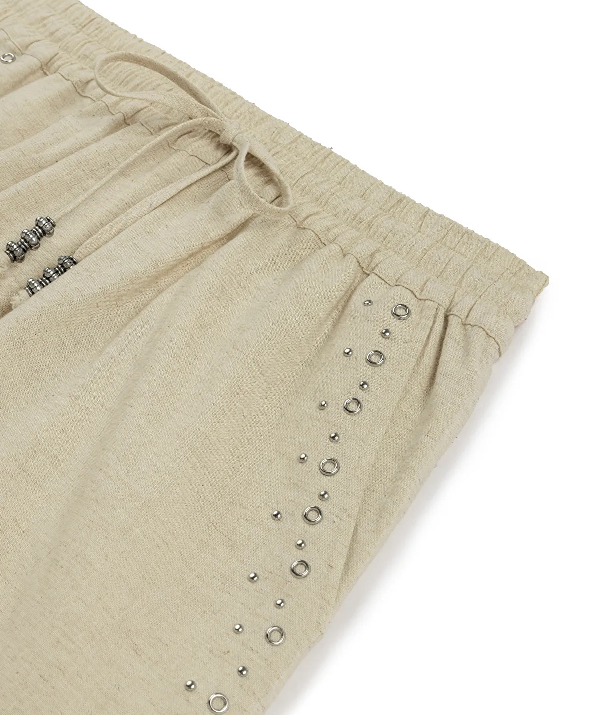 Embroidered Elasticated Waist Shorts