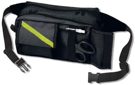 EMI 825 10"L x 6" H x 5"W Black EMS Rescue Fanny Pack For 20" To 54" Waist