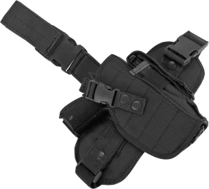 Evike Airsoft - Matrix Special Force Quick Draw Tactical Thigh Holster w/Drop Leg Panel (Color: Black/Right)