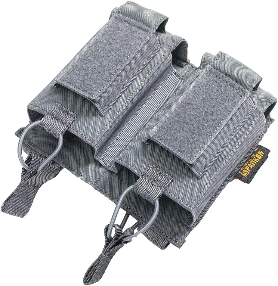 EXCELLENT ELITE SPANKER Open-Top Single/Double/Triple Molle Mag Pouch for M4 M14 M16 AK AR Elastic Rifle Magazines for Pistol Mag Pouch