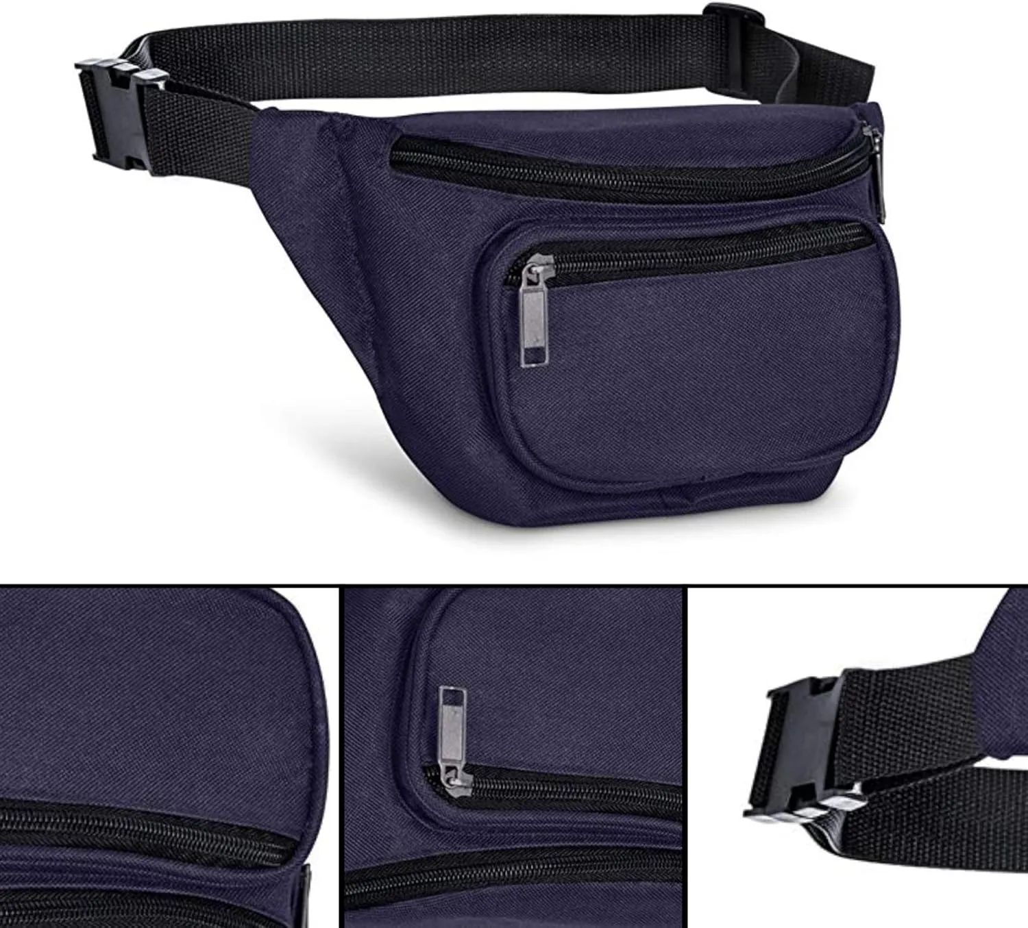 Fanny Pack, BuyAgain Quick Release Buckle Travel Sport Waist Fanny Pack Bag For Men Or Women