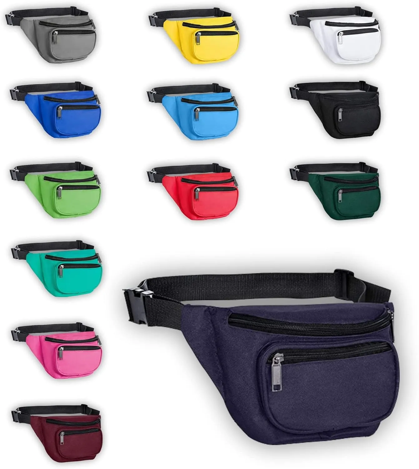 Fanny Pack, BuyAgain Quick Release Buckle Travel Sport Waist Fanny Pack Bag For Men Or Women