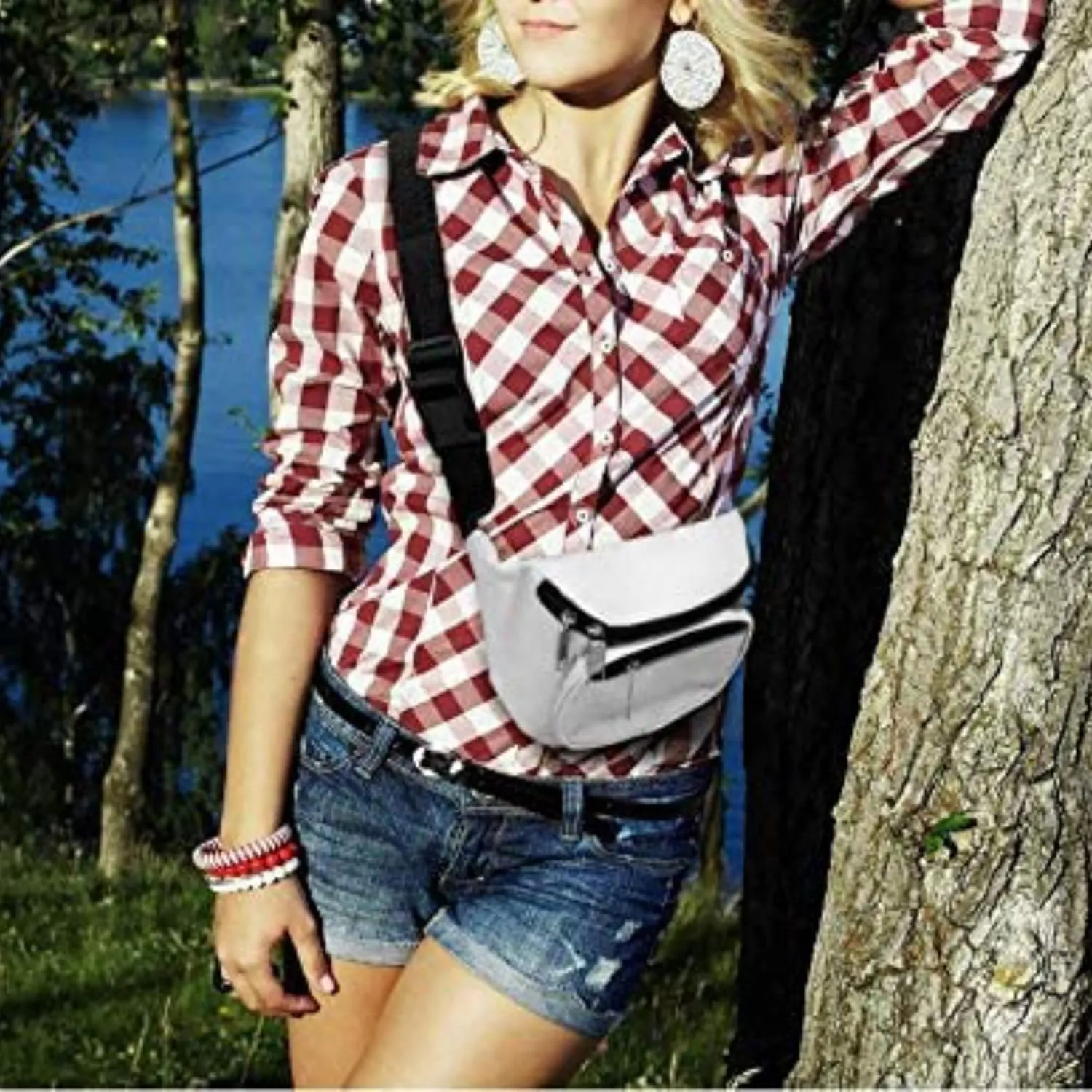 Fanny Pack, BuyAgain Quick Release Buckle Travel Sport Waist Fanny Pack Bag For Men Or Women
