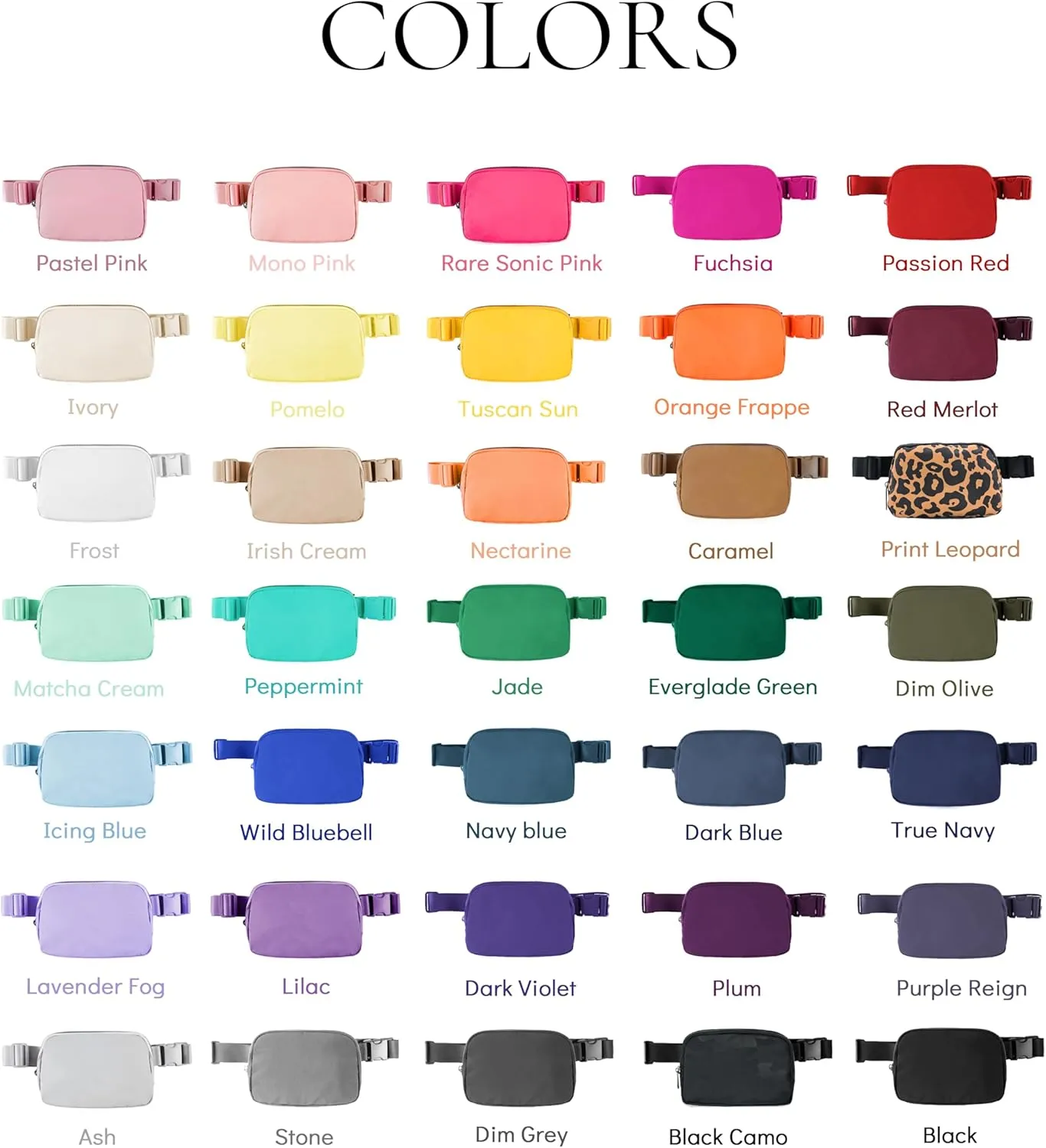 Fanny Pack Cross Body Bag Small Crossbody Bags for Women Men Trendy Nylon Waterproof Mini Purse Travel Running Belt Bag Lulu Dupes Bum Hip Chest Waist Pack Side Bag Must Have Red