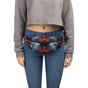 Fanny Pack - Ethereal Crimson Flow - Light