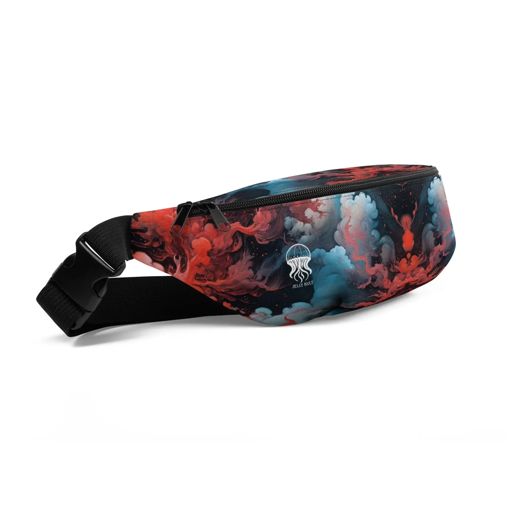 Fanny Pack - Ethereal Crimson Flow - Light