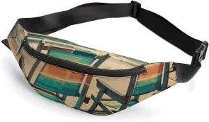 Fanny Pack for Men Women Belt Bag Beach Chairs Crossbody Waist Pack for Travel Walking Running Bum Bags