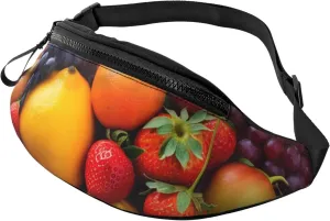 Fanny Pack for Men Women Crossbody Waist Bag Fresh Fruits Belt Bag with Adjustable Strap Hip Bum Bag