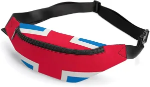 Fanny Pack for Men Women England Symbols Waist Pack Small Belt Bag with Adjustable Strap Waterproof Sling Bag Fashion Crossbody Bag Bum Bag for Travel Hiking Running