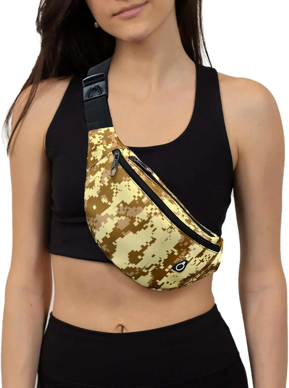 Fanny Pack for Men Women, Waterproof Sports Waist Bag Pack, Belt Bag for Travel Hiking Running