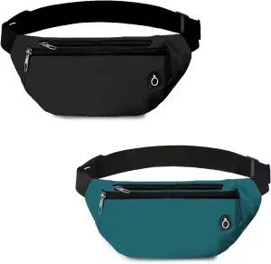 Fanny Pack for Women Men,Crossbody Fanny Pack Water Resistant Sports Waist Bag Pack, Belt Bag for Travel Hiking Running