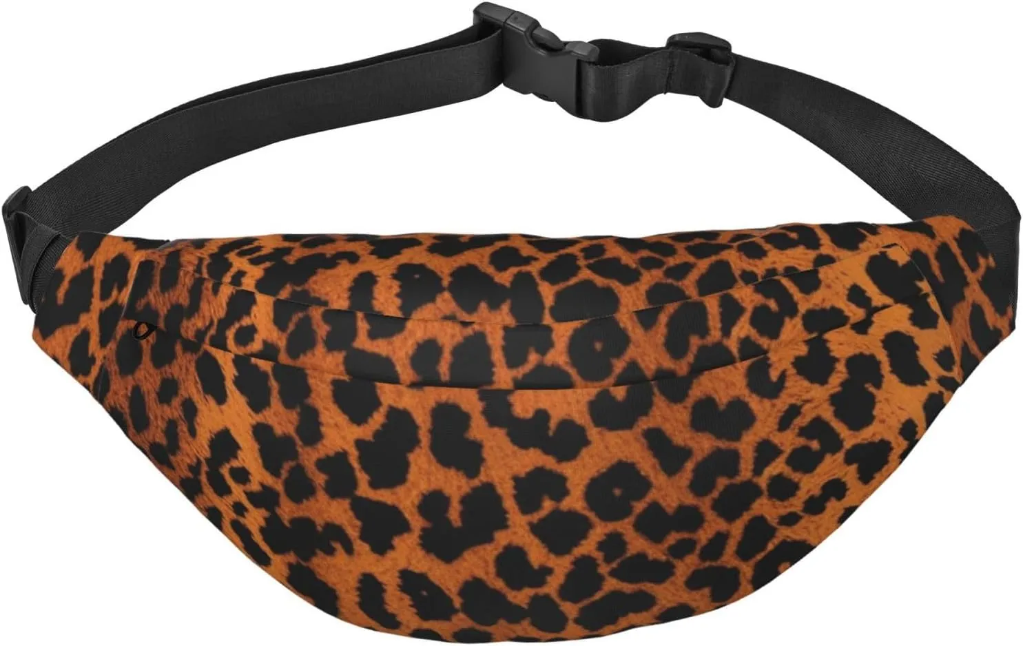 Fanny Pack Spotted Leopard Skin Waist Pack For Women Men Waterproof Belt Bag With Adjustable Belt Casual Crossbody Bag Travel Waist Bag For Sports Running Cycling