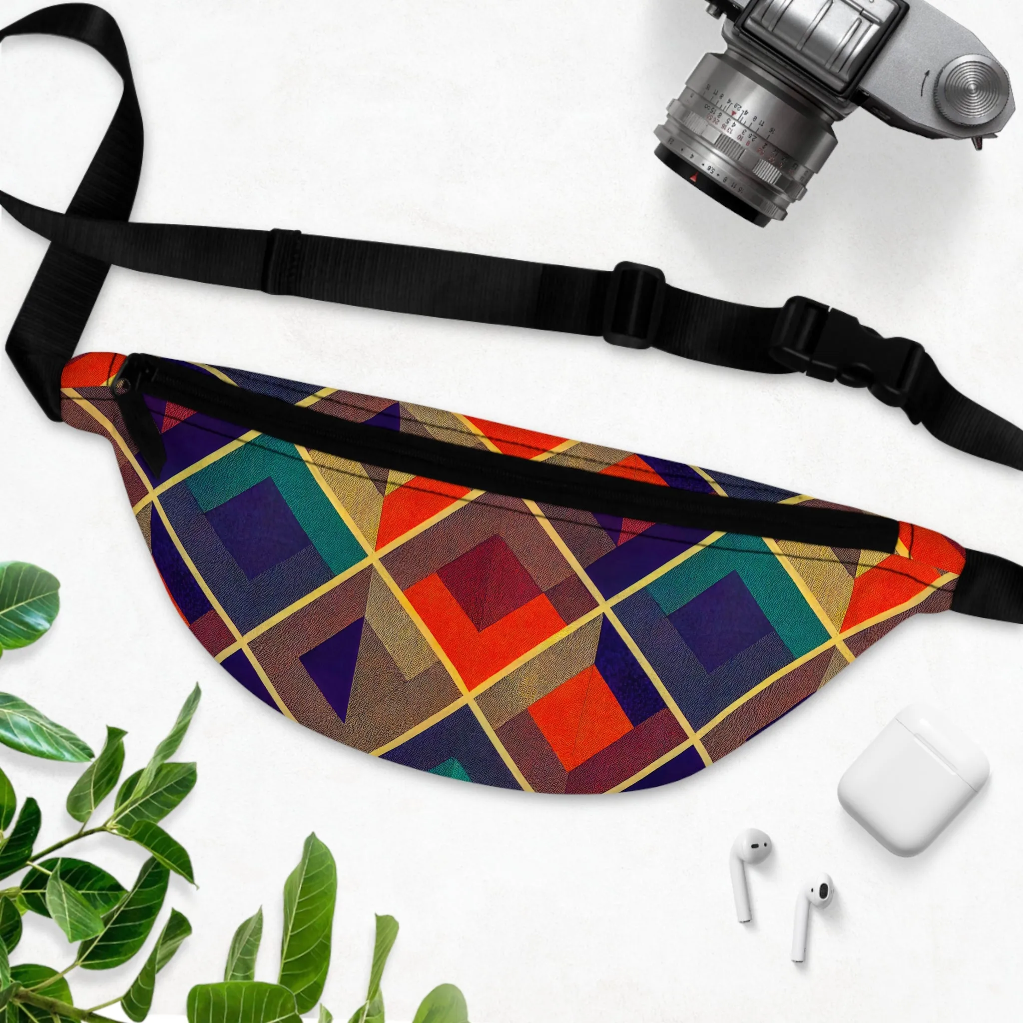 Fanny Pack/Bum Bag - Herringbone Kaleidoscope