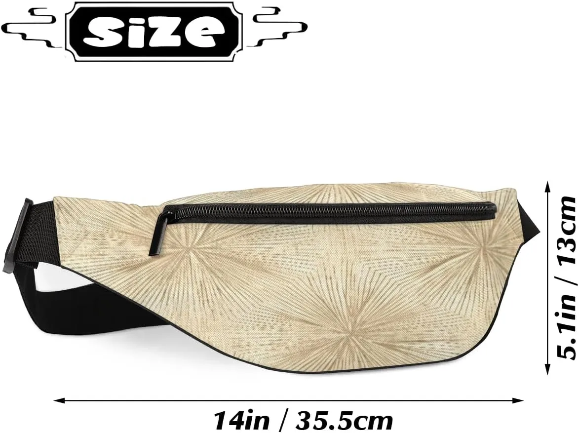 Fanny Packs for Women Men Sling Bag Crossbody Bags Men Waist Bag Abstract Texture Fanny Pack for Women Belt Bag for Travel Hiking Running