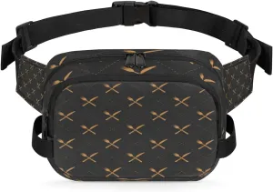 Fine Knives Forks Durable Waterproof Fanny Pack with Double Zipper Closure - Organize Your Essentials with Ease - Lightweight and Comfortable for Men and Women