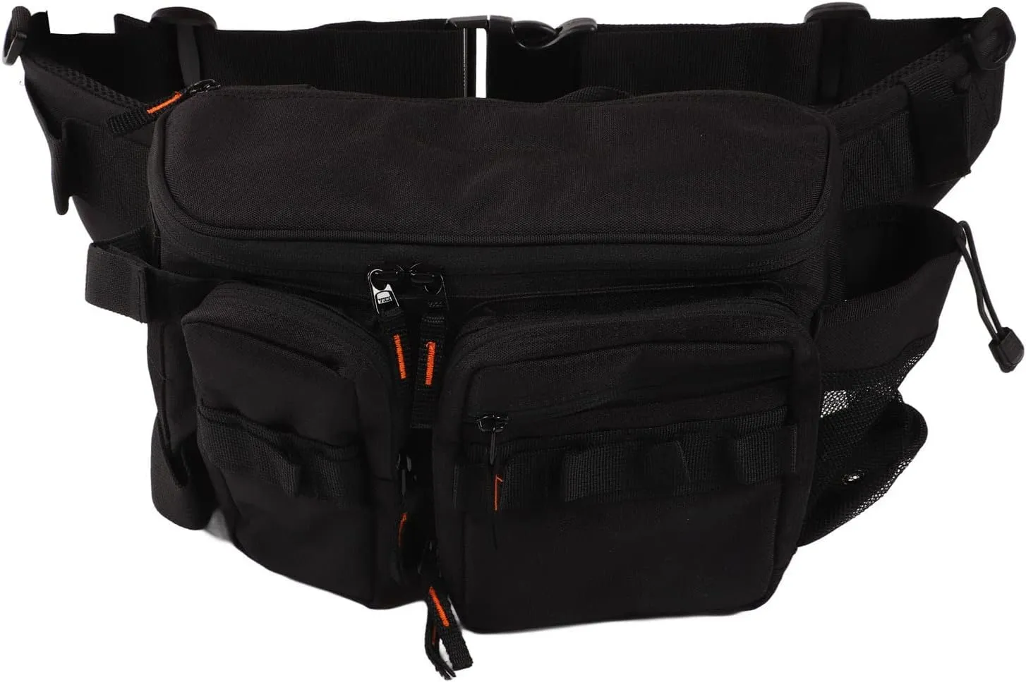 Fishing Tackle Bag, Portable Fishing Storage Waist Pack with Adjustable Shoulder Strap, Nylon Multi Function Tactical Fanny Pack for Outdoor Fly Fishing Hiking Climbing