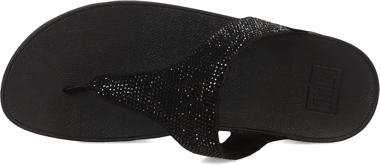 FitFlop Women's LULU Crystal Embellished Toe-Post Sandals