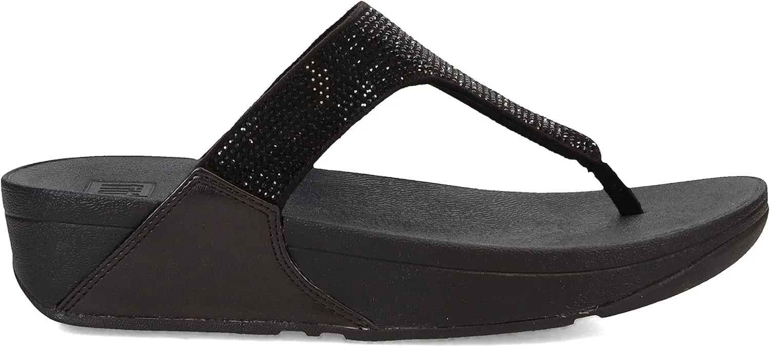 FitFlop Women's LULU Crystal Embellished Toe-Post Sandals