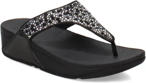 FitFlop Women's LULU Crystal Embellished Toe-Post Sandals